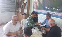  خدمت‌رسانی سلامت در نماز جمعه خشکبیجار به مناسبت سالگرد نخستین نماز جمعه کشور